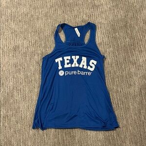 Pure Barre Texas Blue Tank Top